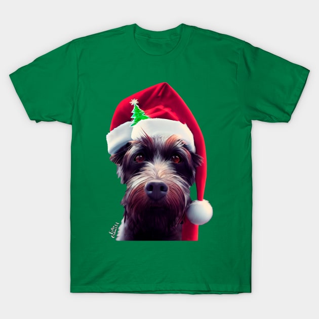 Christmas Funny dog T-Shirt by extraordinar-ia